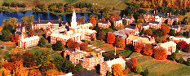 Colby College Campus in Autumn