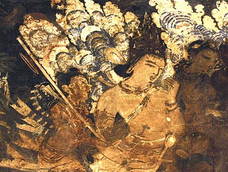Indra and Apsaras
